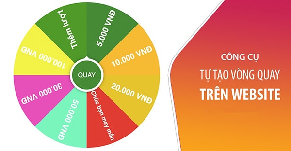 Tạo v&ograve;ng quay may mắn tr&ecirc;n website